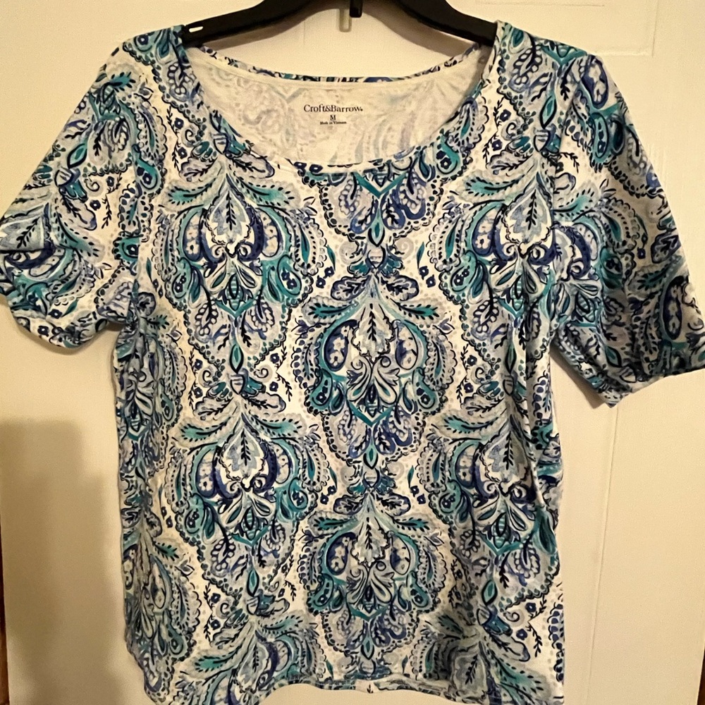 Paisley pattern t shirt